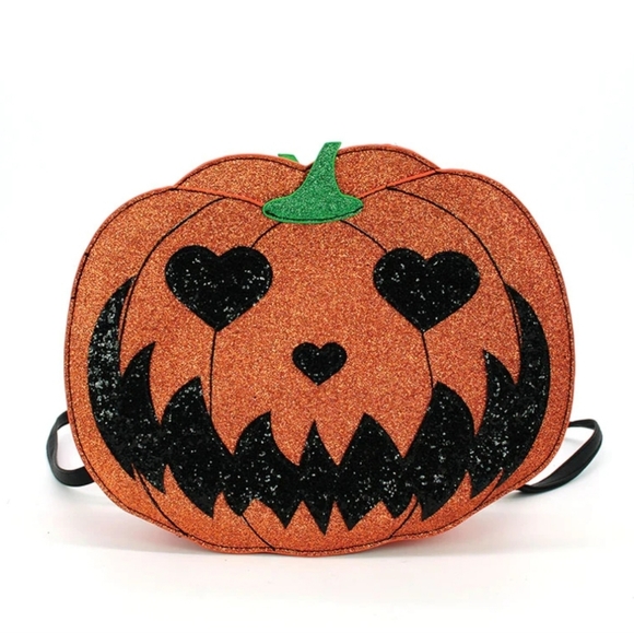 Glitter Design Jack O Lantern Backpack main image 3